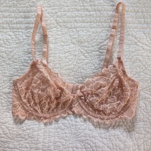 PINK Victoria's Secret unlined adjustable strap bra